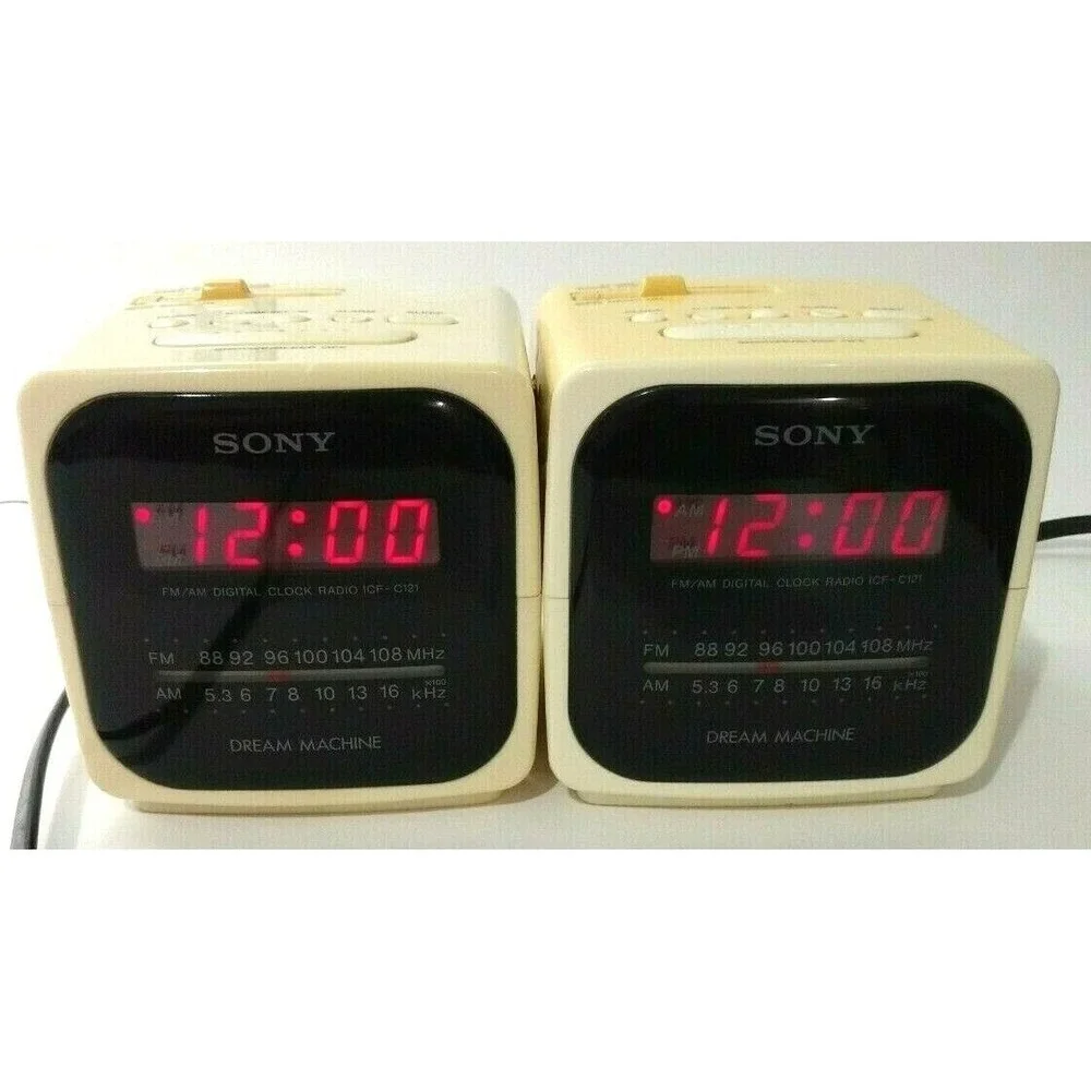 Vintage 80s SONY Dream Machine Clock Radio Lot of 3 Parts or Repair